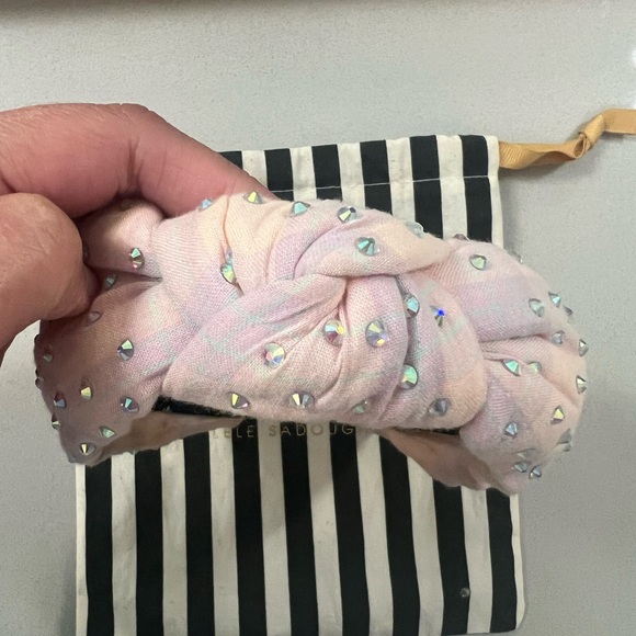 Lele Sadoughi Plaid Crystal Headband - Picture 3 of 3